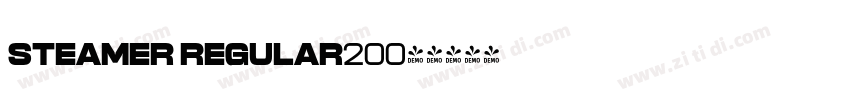 STEAMER REGULAR200磅字体转换
